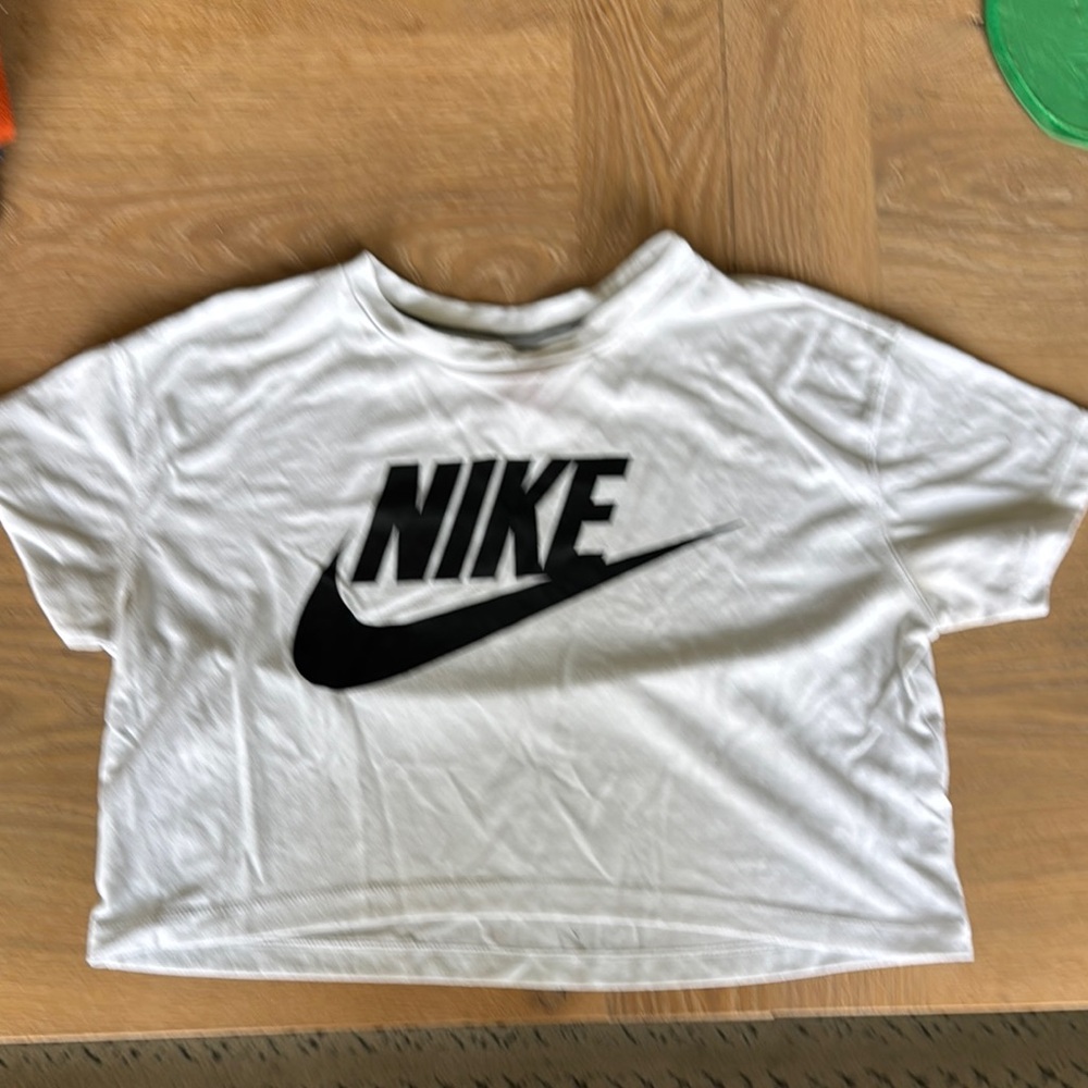 Nike Classic White Cropped Tee